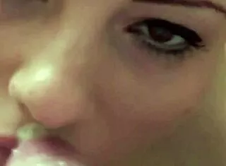Watch Karla Rose Gag On My Cock - She Doesnt Mind The Condom At All