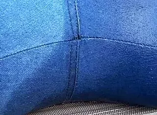 Wife wears her favorite pair of jeans