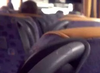 straight guy with nice cock masturbating in public bus