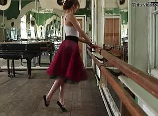 alla zadornaja shows off her flexible moves