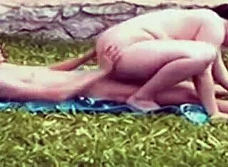Mature big ass and big tits enjoy outdoor dating fun