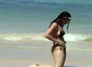 Teasing On The Beach