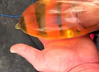 Early Morning Outdoor Piss Filled Condom