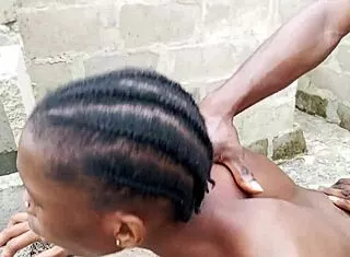she suck and fuck in uncompleted building with her boyfriend