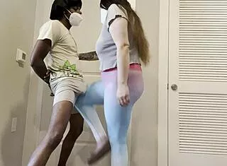 bbkay shows full ballbusting kicking session at home