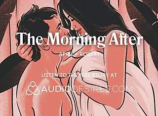 morning sex with husband after wild night includes fingering