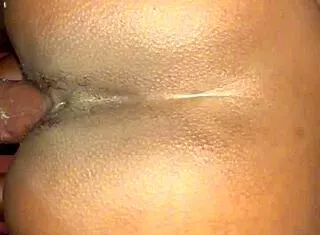 Juicy Hairy Pussy Gets Quick Creampie At Home