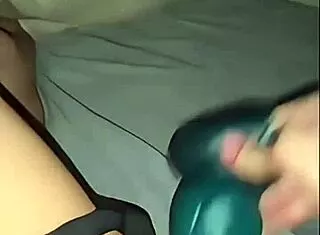 Malay beauty uses dildo and squirts hard