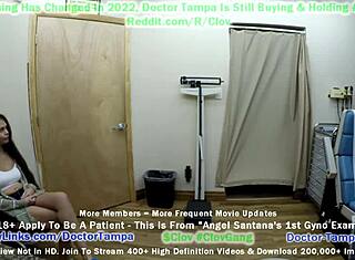 डॉक्टर टैंपा एंजल सैंटाना की पहली गायनो एग्जाम कैमरे पर कैच करता है