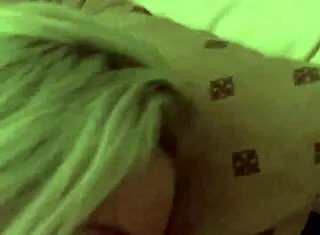 Petite Blonde Deepthroats Roommate's Cock in Dorm Bed, Gets Caught