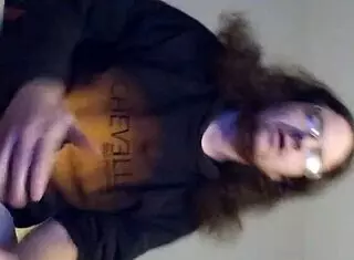 Solo gamer jerks off during intense session part one