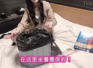 Watch Japanese Babe Squirt Vibrator In Disaster Bathroom!
