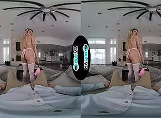 Latina maid in WetVR gets FUCKED in her first VR porn