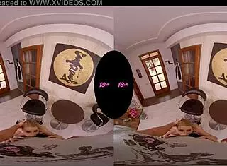 diane chrystall reveals her teen 18+ charm in a virtual reality encounter. explore the intimate details of her playful show.