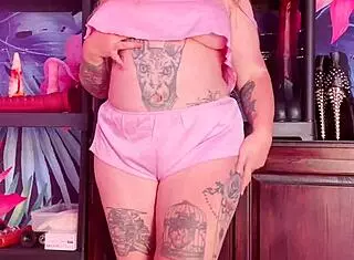 oh, teasing in those silk pajamas!