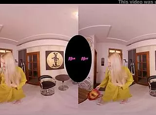 diane chrystall reveals her teen 18+ charm in a virtual reality encounter. explore the intimate details of her playful show.