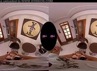 diane chrystall reveals her teen 18+ charm in a virtual reality encounter. explore the intimate details of her playful show.