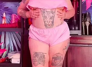 oh, teasing in those silk pajamas!