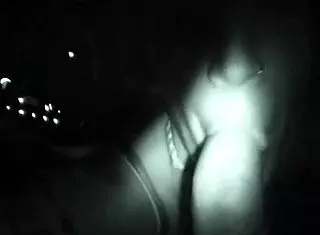 destiny sucks cock close up in the car