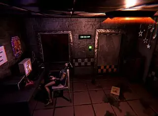 in the hentai game, a furry character gets a rough handjob and facial