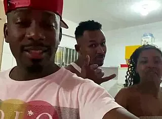 Ruivinha Embraces Three Black Lovers With Natural Passion