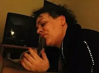 milf deepthroats big black cock?