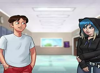 Summertime Saga Anime Drawing Episode 4 Scene 28