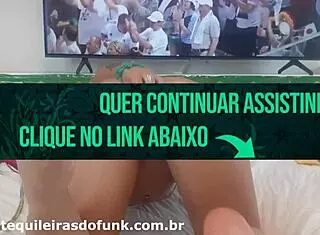 brazilian sexy débora fantine guides handjob in copa
