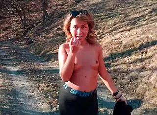 A blonde sporty slut strips naked in nature, giving jerk off instructions that lead to mind-blowing orgasms.