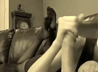 Amazing sepia handjob that builds intense pleasure slowly