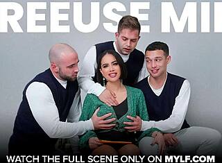 Hot MILF girlfriends swap husbands for a wild HARDCORE foursome. Their lustful night unfolds with raw passion.