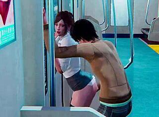 Hey Dostum, O Adamı Metroda Ofis Bayanını Sikerken Gördün Mü? Vahşi 3D Oyun Aksiyonu!