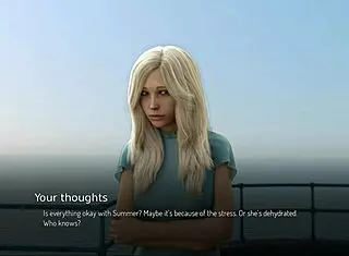 college chick bound tight - wanna touch those big breasts?