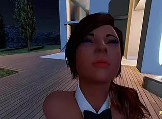 Brunette Shemale Jerks Off Dreaming Of Fucking Her!