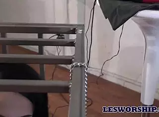 Leigh raven's cage release pussy pleasures