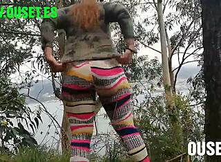 Ik neuk mijn dikke Latina vrouw in de bergen