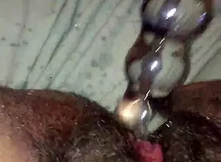 Intense Squirting On Glass Dildo