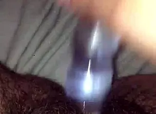 Intense Squirting On Glass Dildo