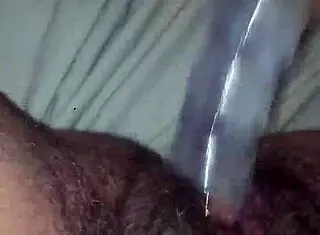 Intense Squirting On Glass Dildo