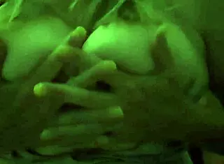 Admiring natural curves and big round shapes in a bra