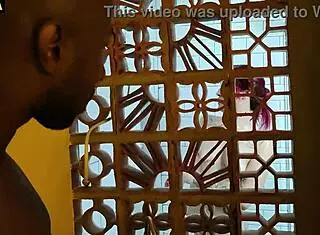 Ginger Tease Provokes Black Monster Cock in Sheer Outfit