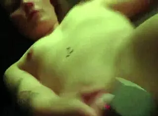 Woman Masturbates with Toys