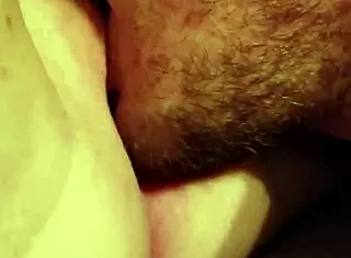 Amateur Licks and Sucks Wet Pussy in Intense Muff Diving Session