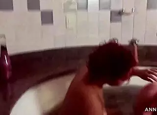 Watch these lesbians fuck with dildos in the pool! So hot!