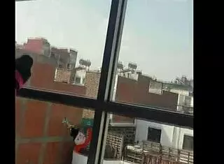 Latina Sets Up Internet While Horny