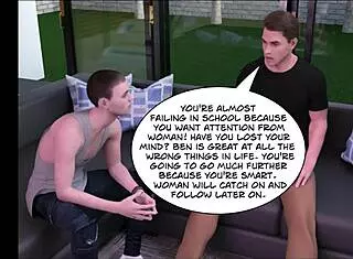 busty mature with big ass cheats in 3d comic, mother in law gets cumshot