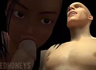 Teen with braces sucks, licks, jerks teachers cock till cum in mouth.