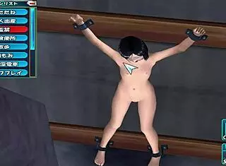 Intense booty play in hentai anime game sex gameplay for 18+