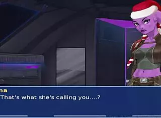 star wars cosplay bang with alien girls in orange trainer part 28