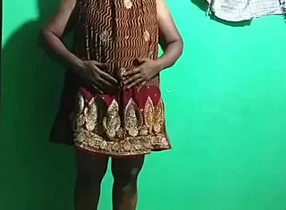 Indian Horny Milf Using Umbrella in Rainy Weather